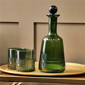 Nkuku Mila Decanter Dark Emerald